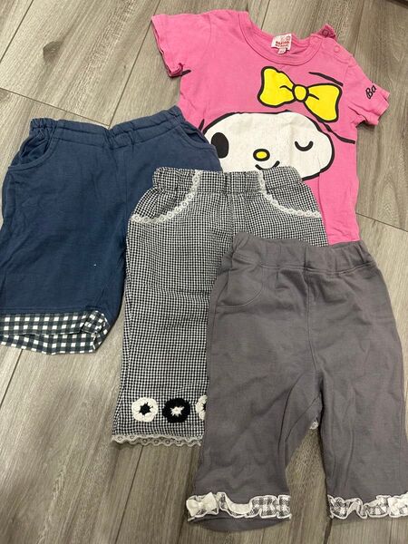 Baby doll 半袖Tシャツ ハーフパンツ 女の子 サンリオ