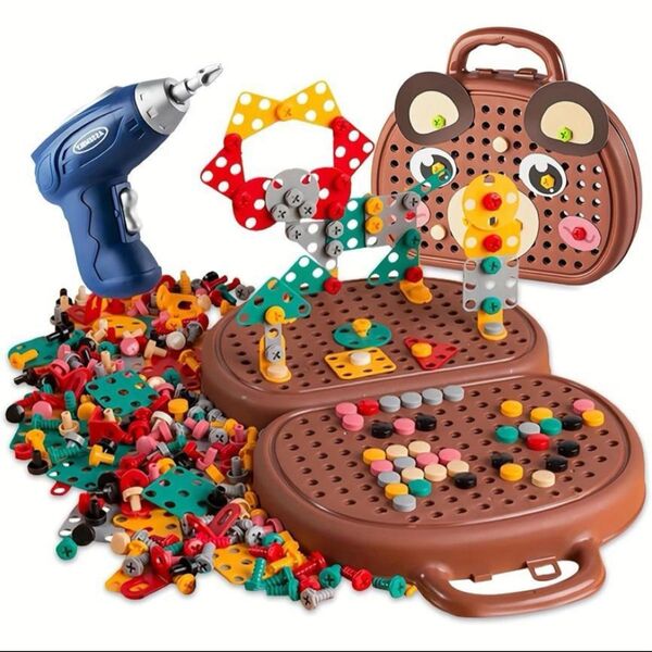 【新品】 ツールセット 電動ドライバー 子供 キッズ DIY おもちゃ 知育玩具