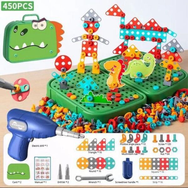 【新品】 ツールセット 電動ドライバー 子供 キッズ DIY おもちゃ 知育玩具