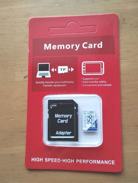 【新品未使用】MicroSDカード マイクロSDカード 容量256GB UHS-I U3 A1 Class10 microSDXC