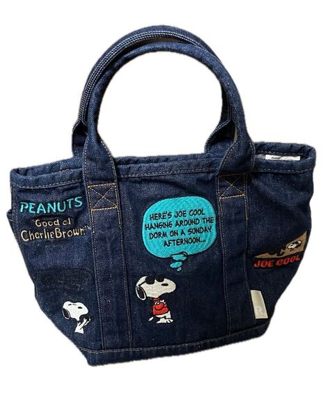 ROOTOTE PEANUTS スヌーピー デニム トートバッグ