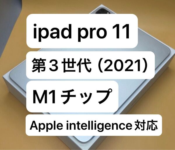 iPad Pro 11インチ 第3世代 2021モデル Wi-Fi シルバー M1チップ 残債なし