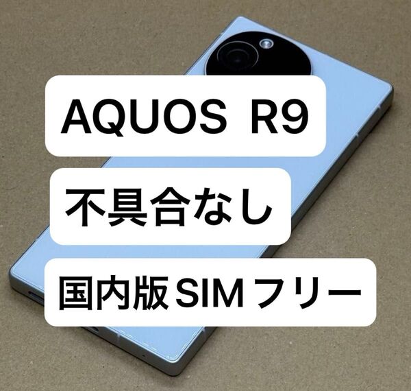 AQUOS R9 SH-M28 12GB/256GB 国内版SIMフリー おサイフケータイ機能あり SHARP