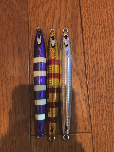 ダイワ DAIWA 鏡牙セミロング メタルジグ 130g 3本セット タチウオ 青物