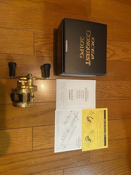 新品未使用 23 オシアコンクエスト201PG ベイトリール オシコン SHIMANO シマノ 左ハンドル オフショア タイラバ