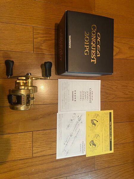 新品未使用 23 オシアコンクエスト201PG ベイトリール オシコン SHIMANO シマノ 左ハンドル オフショア タイラバ