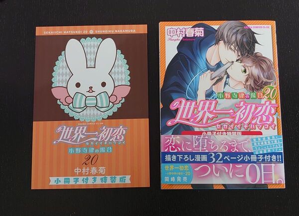 世界一初恋 20巻 小冊子付き特装版 オマケ付き
