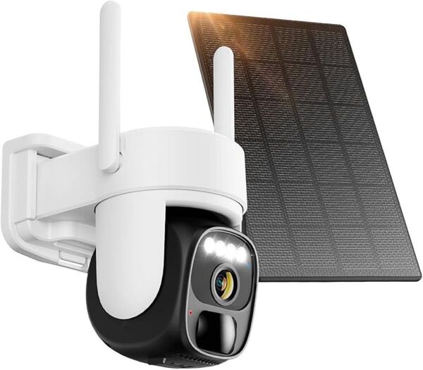 防犯カメラ ソーラー WiFi 屋外 監視カメラ ワイヤレス 監視カメラ 2K解像度 動体検知 セーフティカメラ