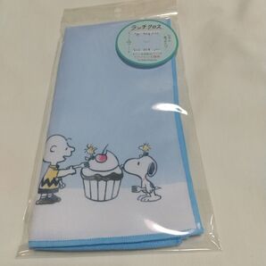 スヌーピー しわになりにくいランチクロス スイーツ ブルー