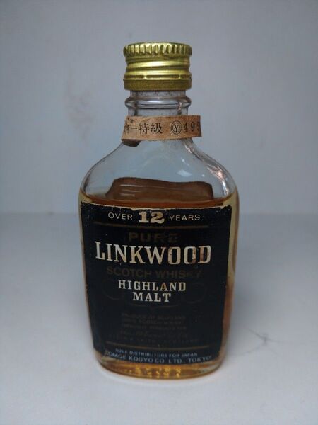 値下 LINKWOOD 12年 ハイランドモルト スコッチウイスキー ミニチュアボトル