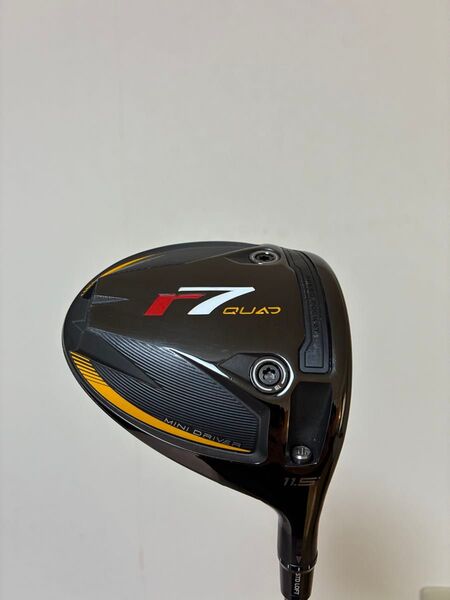【USモデル】 テーラーメイド R7 クアッド ミニ ドライバー Fujikura SPEEDER MD 11.5° Sシャフト
