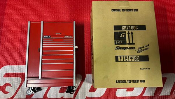 Snap-on ミニチュアツールチェスト KR7100C レッド 未使用
