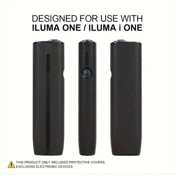 IQOS アイコス イルマワン ILUMA ONE ケース フェイクレザー カバー 黒 ブラック 衝撃吸収 傷防止