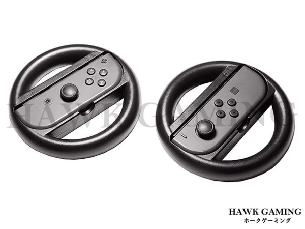 新品 任天堂 Switch 黒色 Joy-Con ハンドル マリオカート 左右1セット ジャイロ ジョイコン