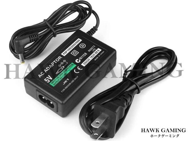 新品 PSP 1000/2000/3000 対応 ACアダプター 充電ケーブル 1m 充電点検済み 社外品 PSP充電器