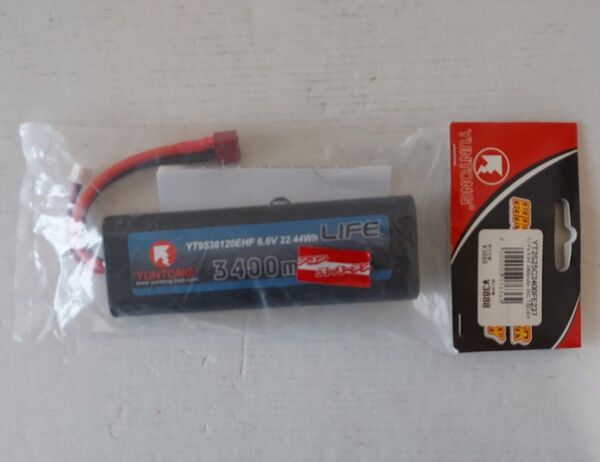 Yuntong LiFe バッテリー 3400mAh 6.6V(未使用)