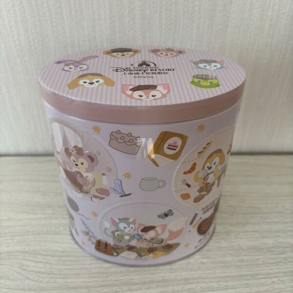 ダッフィーフレンズ チョコクランチ缶 上海ディズニー限定正規品 未開封