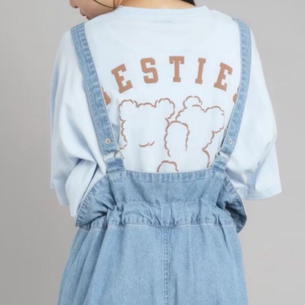 新品 ピンクラテ 接触冷感素材 ルーズTシャツ 130