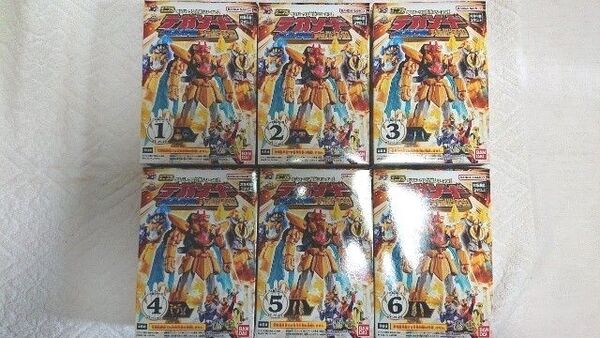 ミニプラ:ナンバーワン合体シリーズ01/テガソード:全6種セット