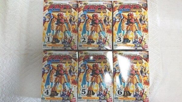 ミニプラ:ナンバーワン合体シリーズ01/テガソード:全6種セット