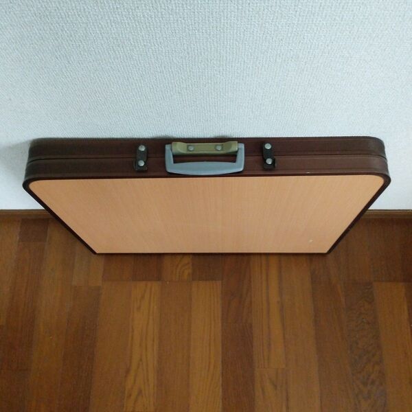 折りたたみ式ミニテーブル アウトドア縦 約60x横 約90x高さ最大 約69㎝ 中古品