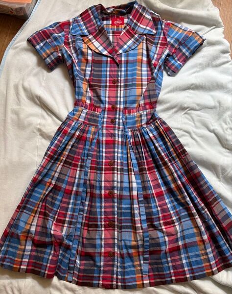 ヴィヴィアンウエストウッド Vivienne Westwood サマーチェックワンピース