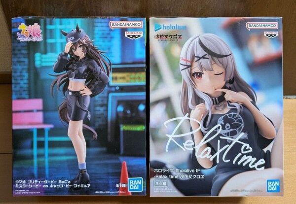 (未開封発送)ウマ娘 プリティーダービー ミスターシービー/ホロライブ 沙花叉クロヱフィギュア 2点セット