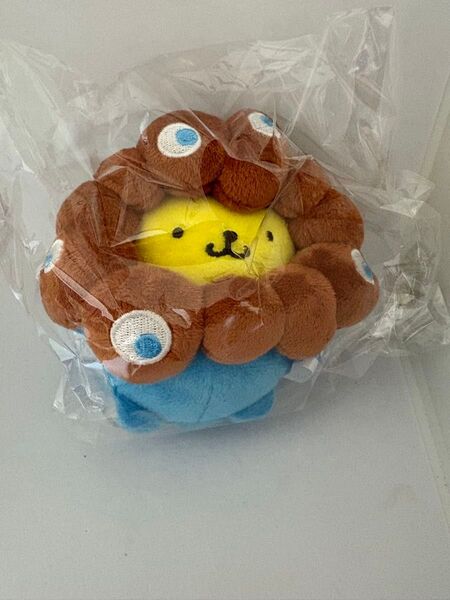 大阪万博 限定 ポムポムプリン ミャクミャク カラビナ付きぬいぐるみ 新品タグ付き