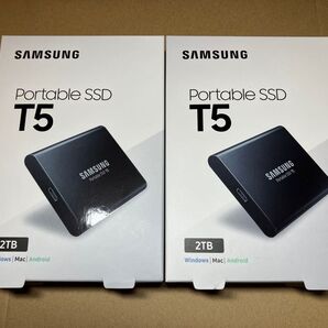 2個セット サムスン ポータブルSSD 2TB