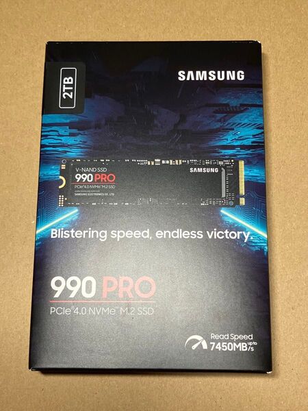 サムスン 2TB SAMSUNG 990 PRO M.2 NVMe MZ-V9P2T0B-IT SSD
