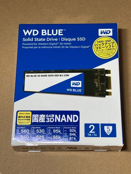 WD Blue M.2 2280 SATA 2TB SSD NGFF RZ6 RZ5