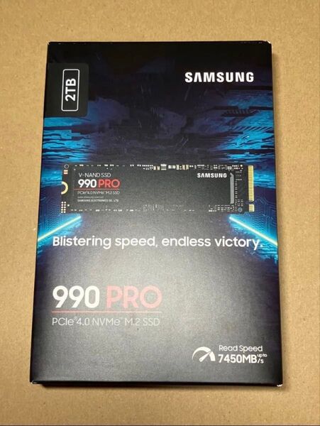 サムスン 2TB SAMSUNG 990 PRO M.2 NVMe MZ-V9P2T0B-IT SSD