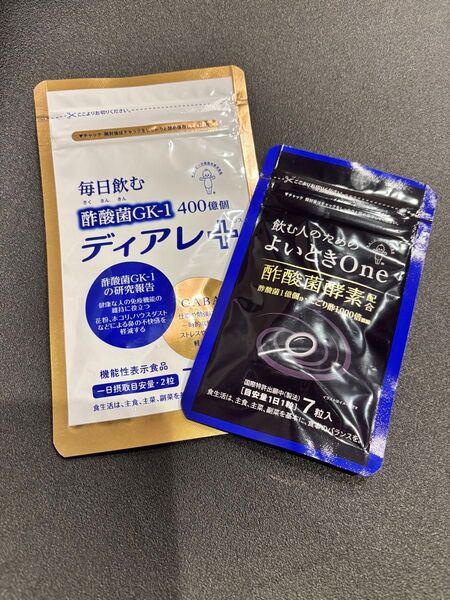 毎日飲む酢酸菌GK-1 ディアレムプラス&よいときOne 1週間