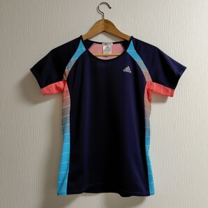 adidas トレーニングウェア Tシャツ レディース OT ネイビー