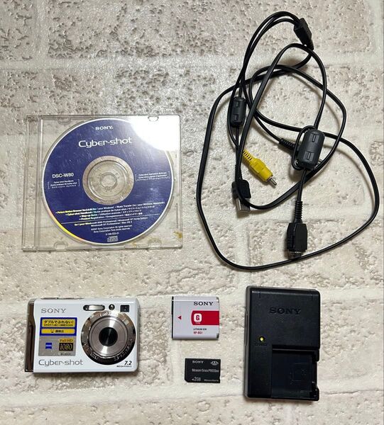 【動作確認済】SONY ソニー Cyber-Shot DSC-W80