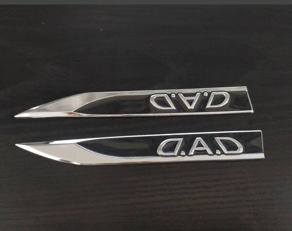 【DAD】 D.A.D ギャルソン プロテクター ステッカー エンブレム サイド フェンダー ハリアー ムラーノランクル プリウス