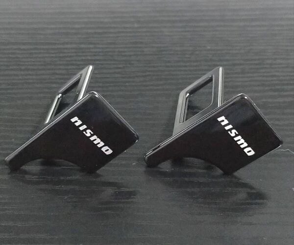 2個セットnismo ニスモ シートベルト エクステンダー バックル エンブレム