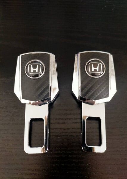 2個セットHONDAシートベルト延長バックル ホンダ シビックS660シャトル ヴェゼルN-BOXフリード N-VAN カーボン柄