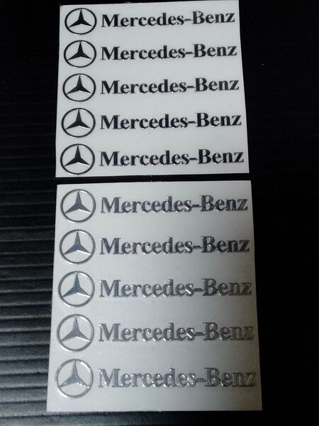 10セット メルセデスベンツ メタルステッカー ミニエンブレム デカール W169W463W164W166W176W204W222