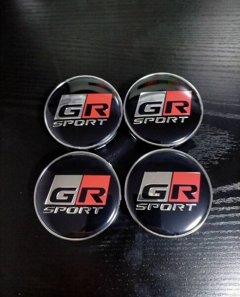 4個セットトヨタ GR GAZOO Racing ホイール センターキャップ ハブキャップ エンブレム 外径60mm