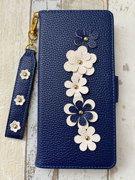 Pixel 9a ケース ピクセル 9a カバー 手帳型 全面保護 上品 おしゃれ 手作り花 タッセル付き 収納 スタンド機能