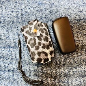 Ploom X ADVANCED プルームXアドバンスド 専用ケース ヒョウ柄 グレー