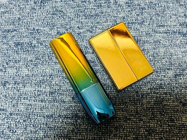 IQOS イルマ i ワン ケース iqosイルマワン ケース アイコスヒートスティック専用ケースメタリック ゴールド緑