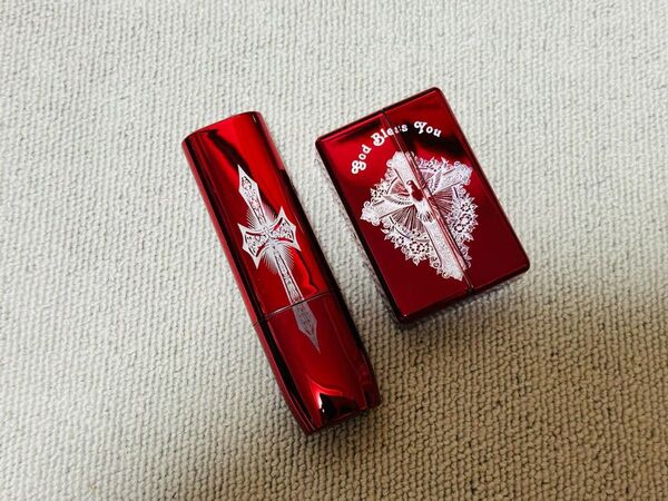 アイコスイルマ i ワン ケース IQOS ILUMA ONE ケース iqosヒートスティック専用ケース クロムハーツ レッド