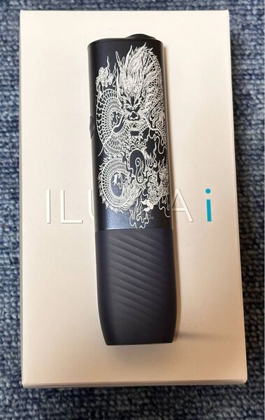 アイコスイルマiワン 本体 IQOSイルマ i ワン IQOS ILUMA i ONE 本体 レーザー彫刻 竜 ブラック