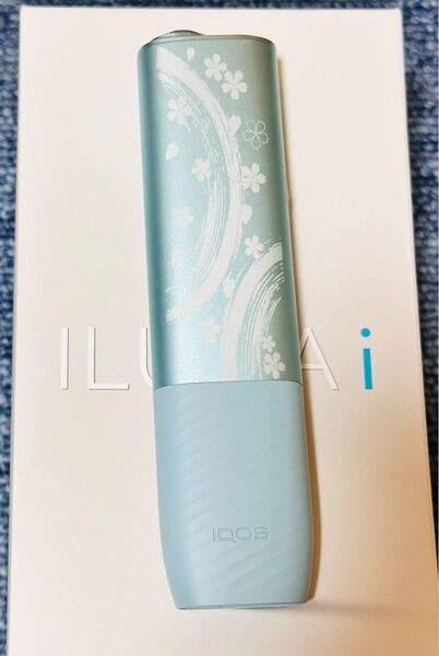 アイコスイルマiワン 本体 IQOSイルマ i ワン IQOS ILUMA i ONE 本体 レーザー彫刻 さくら ブルー