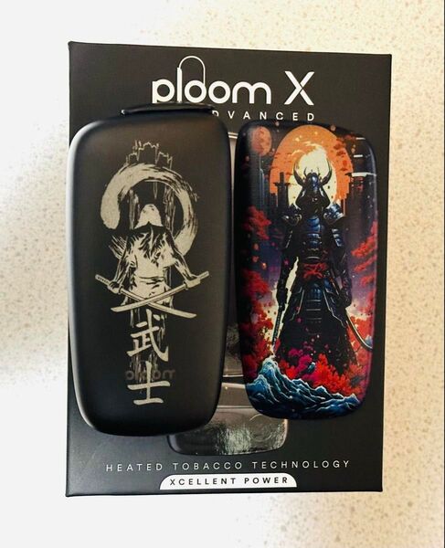 Ploom X アドバンス本体 プルームエックス アドバンスド 本体 レーザー加工 UVプリント サムライ 黒