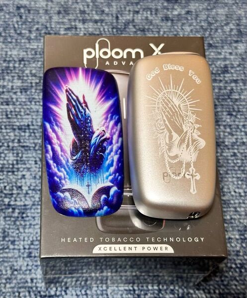Ploom X アドバンス本体 プルームエックス アドバンスド 本体 レーザー加工 UVプリント シルバー