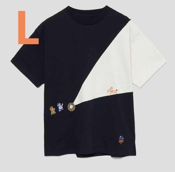ドラクエ Lサイズ Tシャツ グラニフ ラーのかがみ ホイミ ドラゴンクエスト 鳥山明 ドラゴンボールときのすなモンスター