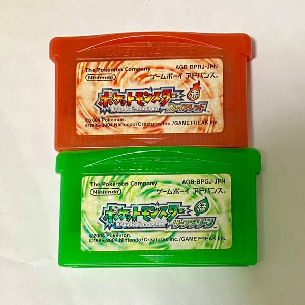 ポケットモンスター GBA ゲームボーイアドバンス ファイアレッド リーフグリーン ソフトのみ ポケモン 任天堂